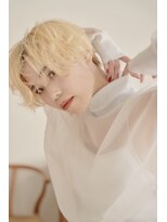 マル 薬院浄水店(MAR.co)&nbsp;HIGH TONE SHORT/ショートヘア　ブリーチパーマ　ハイトーン