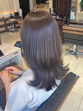 ヘアリゾート粋 ティガ 池袋店(tiga) 透明感ショコラブラウンミディアム