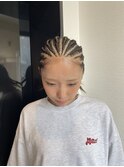 オールバックコーンロウ
