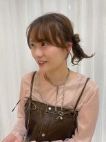 エミュ 天文館店(eMu) オリーブベージュ×ツインアレンジ