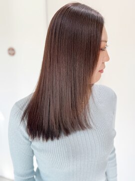 シュアショット(SURE SHOT) 前回のレッドからグレージュにチェンジ！髪質改善/カラー