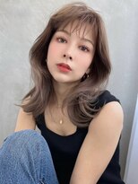 ソヨン 金山店(SOYON)&nbsp;イメチェン/ミディアムヘア/似合わせカット/小顔/ワイドバング_1