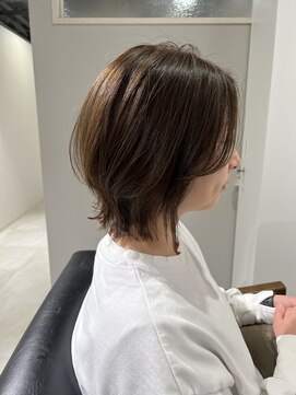 ピアーネ 三宮トアロード店(PIANE) オリーブグレー◇くびれレイヤーボブ