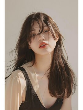 ラナ 新宿(lana) ロング/ブラウン/似合わせ/シースルー/【lana hair新宿】