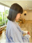 切りっぱなしボブ