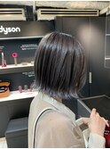 【川原】切りっぱなしミディアムグレージュ【ハイライト】