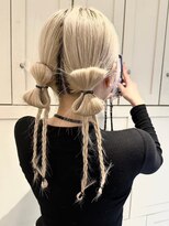 ベレーザ 渋谷神南(Beleza)&nbsp;14195ブリーチ＆ダブルカラーホワイトブロンドハイトーンカラー