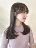 小顔可愛いレイヤーカット×アッシュカラー10代20代30代