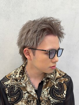 ルースト 西院店(ROOST) スパイキーショート×ホワイトシルバー