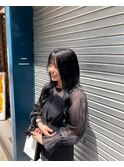 #韓国風巻き髪#韓国風ロング
