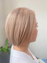 アイノ(AINO.)&nbsp;切りっぱなし×ブリーチカラー[茅ヶ崎駅/プライベートサロン]