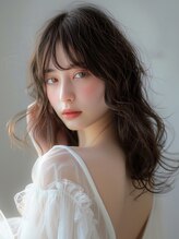 アトラスサロン 札幌大通り(Atras.salon) 札幌/髪質改善/カーキベージュ☆ゆる巻きレイヤーロング