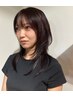 （11/9◎杉山指名)スタイリストcut+カラーリストcolor+内部補修TR￥8900