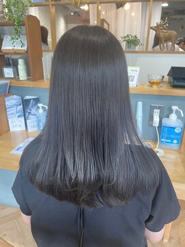 ベルタバイメルク(belta by merc.) うるツヤアッシュグレー11.23黒髪