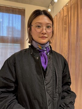 ハイトーンナチュラルボブ