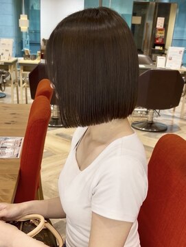ファースト 仙台店(first) 仙台/ 透明感カラー/大人ボブ/顔周りカット/艶髪