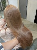 20代30代40代髪質改善肩ラインミルクティベージュ透明感