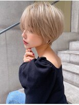 ボンドストーリー 那覇おもろまち店(Bond Story)&nbsp;大人美人ショート×ミルクティーベージュ
