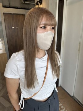アンジェリカ 難波店(ANGELICA) 【sana】艶ブリー ミルクティーベージュ