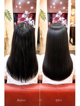 ラヴィソン ヘアー(RAVISSANT HAIR) 名古屋縮毛矯正専門店|黒髪美髪ストレート