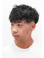 ルックグッドストア タカラヅカ(LOOK GOOD STORE TAKARAZUKA)&nbsp;メンズカットスキンフェードマッシュパーマベリーショート0802