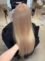 ペレ 原宿(PELE) ダークパープルナチュラルショート夏のヘアアレンジ原宿