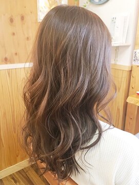 ララテラス(LaLa Terrace) ハイピンクアッシュ×大人かわいい無造作ルーズウェーブ