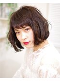エアリーカールボブ
