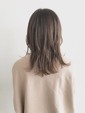 ヘア ミール(hair mirle) ロブ×やわらかベージュカラー