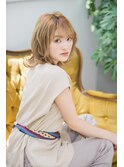 毛先の動きがかわいい！ハイトーンネオウルフ　浅草　美容室　8