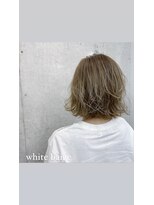 アジールヘア 赤羽駅南口店(agir hair)&nbsp;ホワイトベージュスタイル