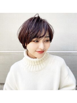 ラナ 渋谷(Lana) 【Chill】大人かわいい季節のピンクベージュクールショートボブ