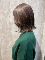 大人かわいいコテ巻き＊ボブルフ＊ショコラベージュ2ZinaCENTRAL