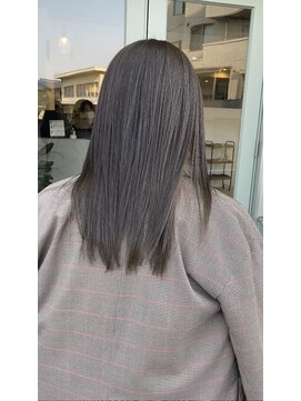 ニコア 千葉(nicoa) まとまりカット/カーキアッシュ/オリーブカラー/髪質改善