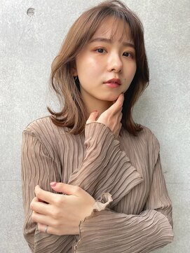 ラボヌール ヘアーウル 春日部西口店(La Bonheur hair heureux) 大人かわいいくびれへア20代30代40代ナチュラルインナーカラー