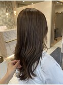 細チップハイライトでアッシュベージュ☆