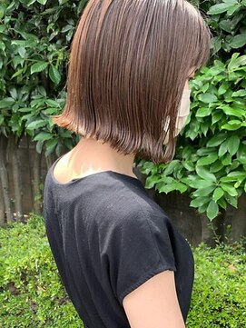 ダブル(W) ぱっつん×外はね