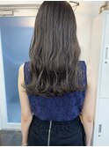 アッシュグレージュ イルミナカラー ロングヘア