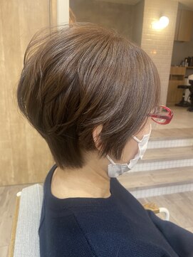 ヘアサロン アンフェール(Hair Salon Amfaire) 【rena】首元綺麗見せ甘すぎないラフショート