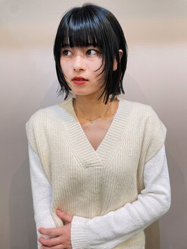 アイコン 博多(ICON.) ミニボブ×顔まわりレイヤー