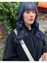 【艶感★シースルーバング】韓国 髪型 大人可愛いウェーブ巻き髪