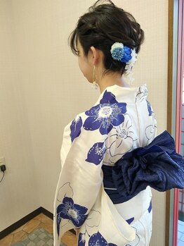 サロン ド オリーブの写真/【ヘアセット、着付け専門店】お客様の特別な一日を華やかに彩ります♪【成人式早割受付中◎】
