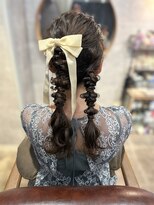 ヘアセット シャンプーアンドスパ専門店 ウルー(Uruu) 【ツインアレンジ】天神/天神駅/ヘアセット/早朝