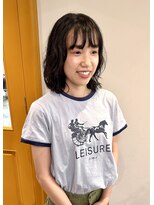 ヘアーズルネッタアベノ(HAIR'S Lunetta abeno) 黒髪やわらかナチュラルパーマ【HAIR'S Lunetta 井上】