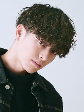 エルマーク 京橋(L-MARK) マッシュスパイラルパーマツイストスパイラル波巻きメンズ