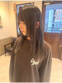 姫カットレイヤー グラデーション