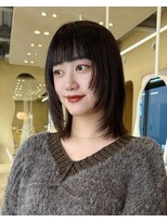 スニュウ(snuw)&nbsp;似合わせカットボブ小顔カットココアブラウン