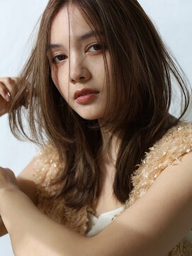 アース 三木店(HAIR & MAKE EARTH) 10代20代30代大人可愛いヨシンモリアッシュブラウンパーマ