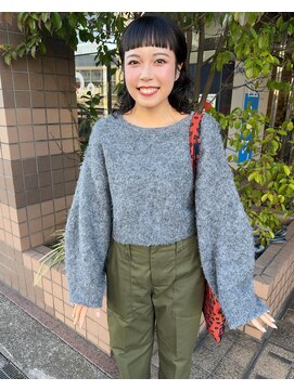 リファニー(lifunny) オン眉×くるくるパーマ