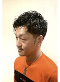 ナチュラルパーマ メンズパーマ スパイラルパーマ